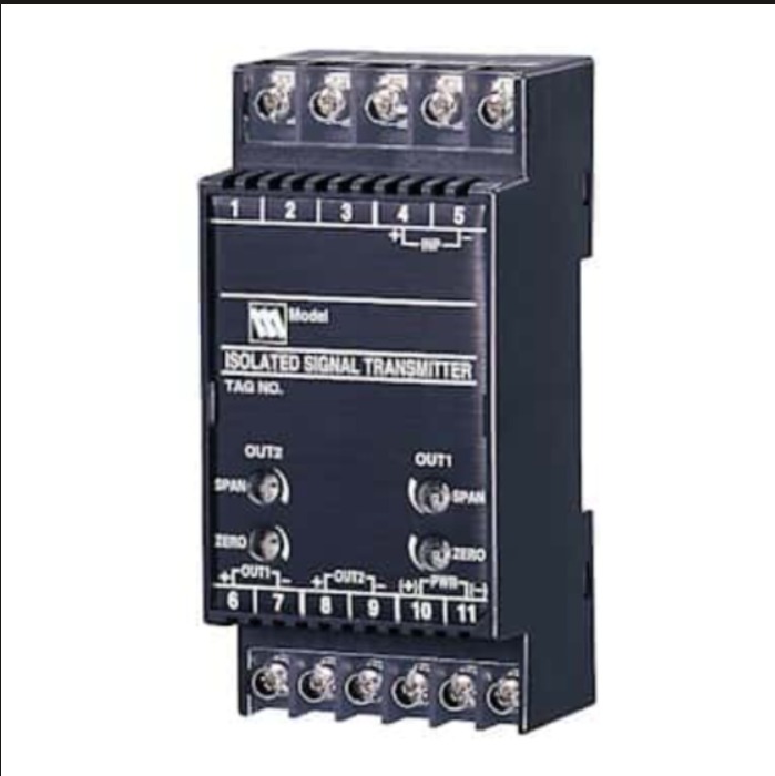 M-System W5VS-AAA-R/K Current Splitter Input 4-20mA Dual Output 4-20mA Power 24VDC Fast Response (approx 25msec)